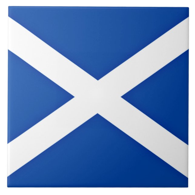 Azulejo Escocia - Bandera de Escocia (Frente)