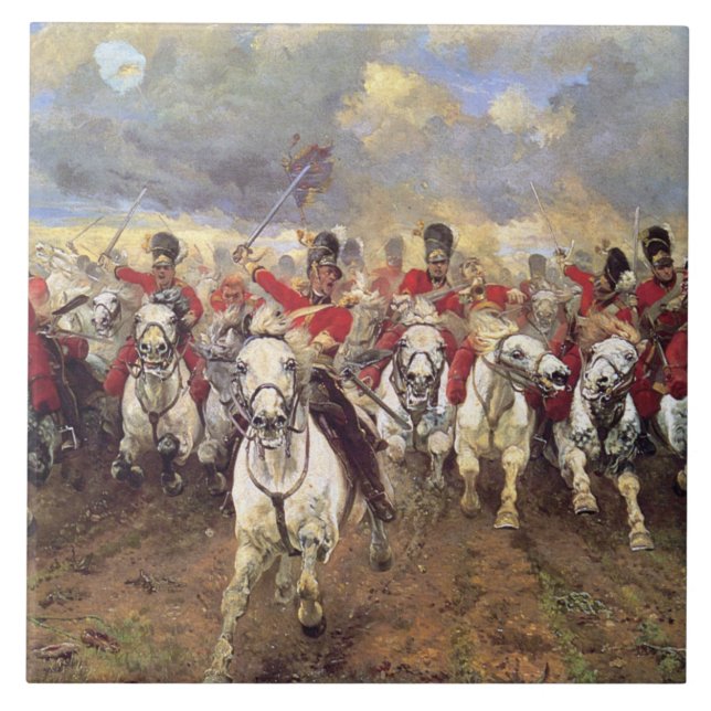 Azulejo Escocia Para Siempre (Oficiales De Caballería) (Mi (Frente)