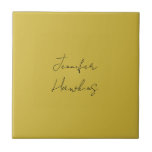 Azulejo Escritura a mano en blanco profesional de color do<br><div class="desc">Diseños modernos y sencillos Minimalistas. Todos son simples,  atractivos,  únicos.</div>