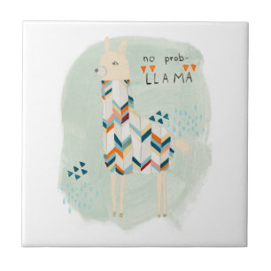 Azulejo Escuadrón de Llama - Sin Prob-llama