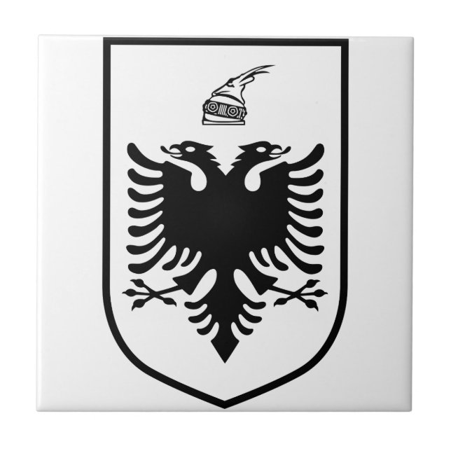 Azulejo Escudo de Albania (Frente)