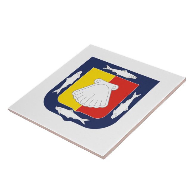 Azulejo Escudo de armas de Baja California Sur (Lado)