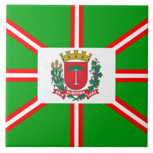 Azulejo Escudo de armas de Curitiba (Brasil)