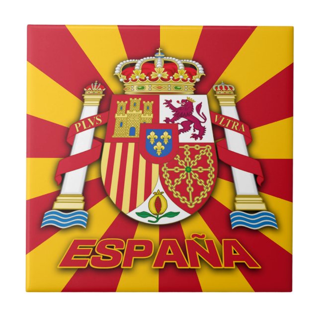 Azulejo Escudo de armas de España (Frente)