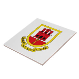 Azulejo Escudo de armas de Gibraltar