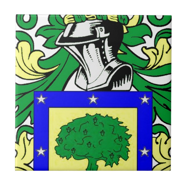 Azulejo Escudo de armas de Martínez (Frente)