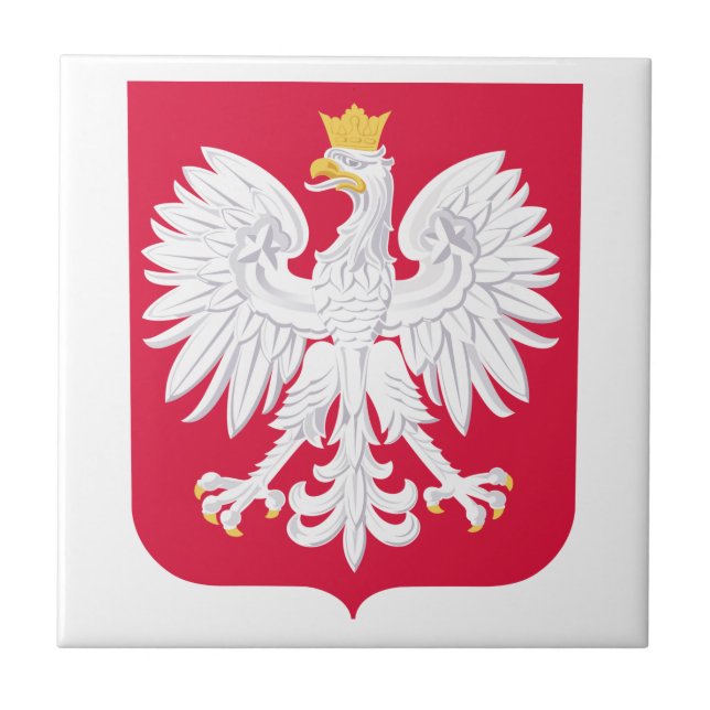 Azulejo Escudo De Armas De Polonia (Frente)