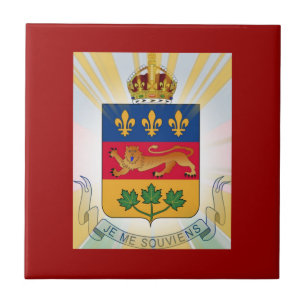 Azulejo Escudo de armas de Quebec
