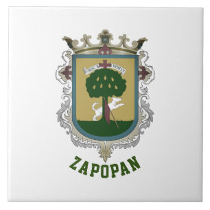 Azulejo Escudo de armas de Zapopan - México