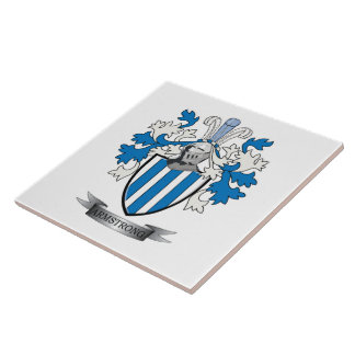 Azulejo Escudo de armas del escudo de la familia de