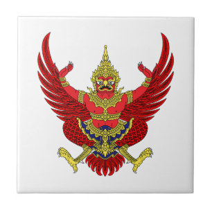 Azulejo Escudo de armas símbolo emblema bandera de Tailand