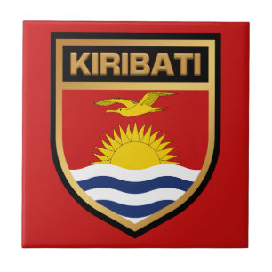 Azulejo Escudo de Bandera de Kiribati