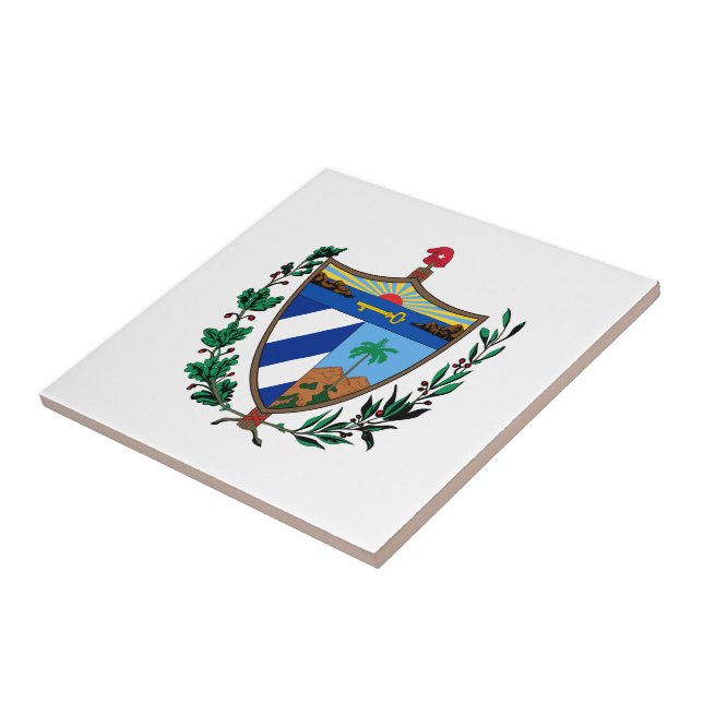 Azulejo Escudo de Cuba (Lado)