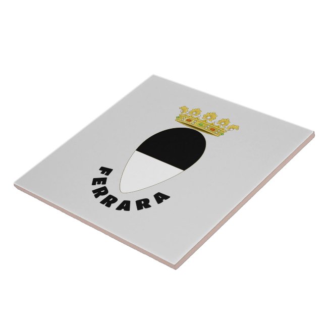 Azulejo Escudo de Ferrara, ITALIA (Lado)