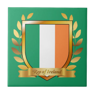 Azulejo Escudo de la bandera de la República de Irlanda