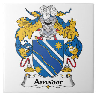 Azulejo Escudo de la familia de Amador