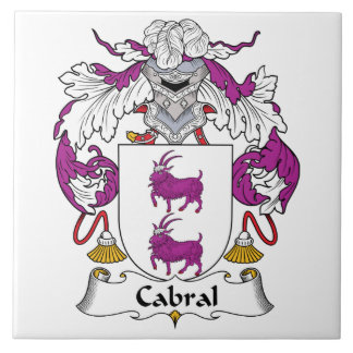Azulejo Escudo de la familia de Cabral