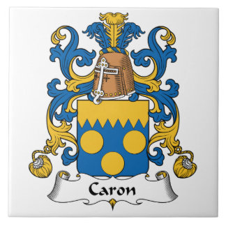 Azulejo Escudo de la familia de Caron