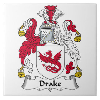 Azulejo Escudo de la familia de Drake