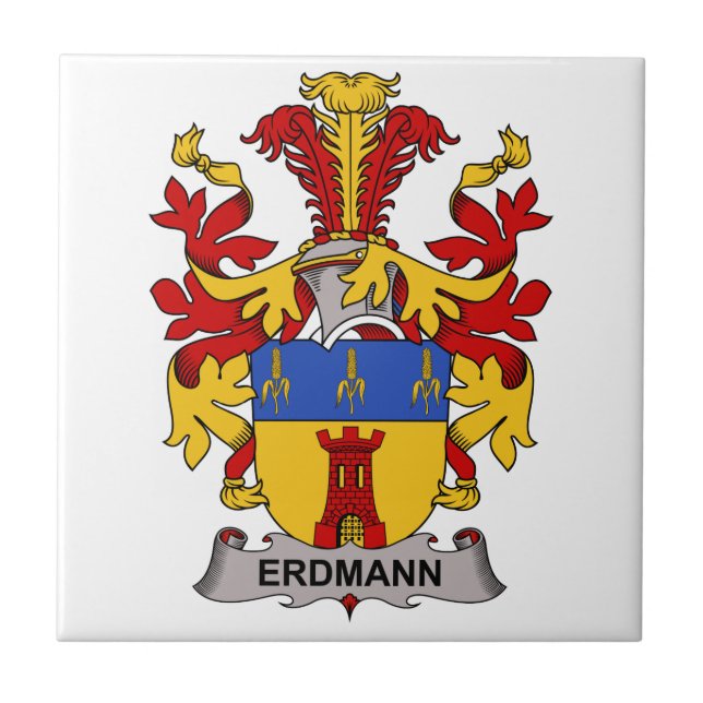 Azulejo Escudo de la familia de Erdmann (Frente)