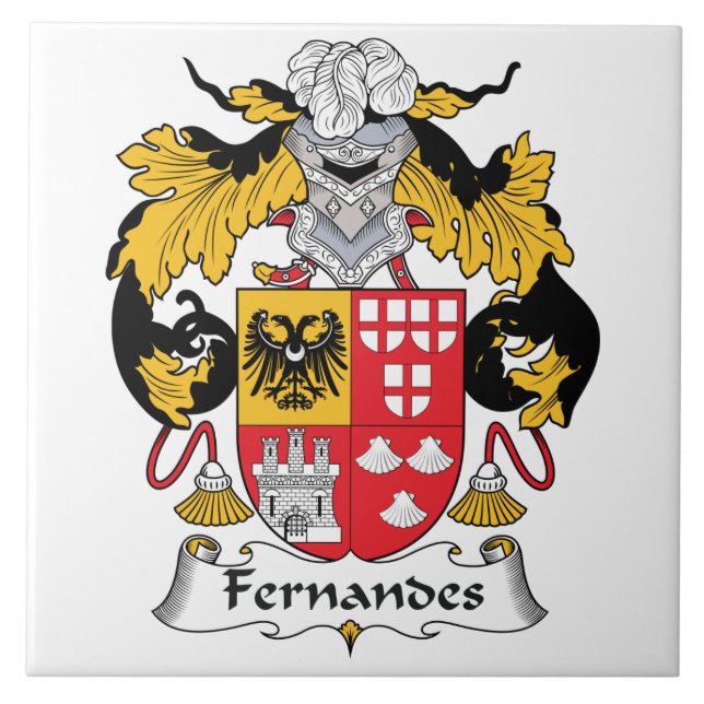 Azulejo Escudo de la familia de Fernandes (Frente)