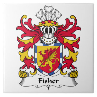 Azulejo Escudo de la familia de Fisher