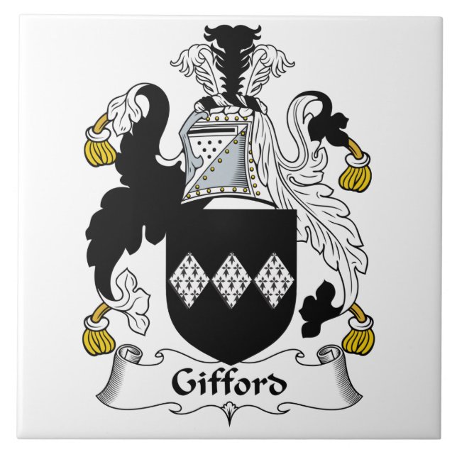 Azulejo Escudo de la familia de Gifford (Frente)