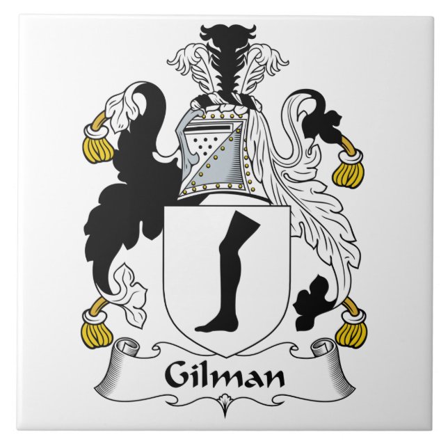 Azulejo Escudo de la familia de Gilman (Frente)