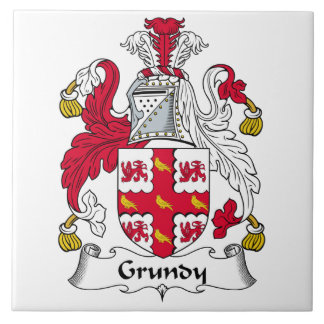 Azulejo Escudo de la familia de Grundy