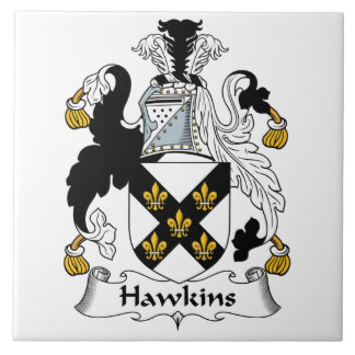Azulejo Escudo de la familia de Hawkins