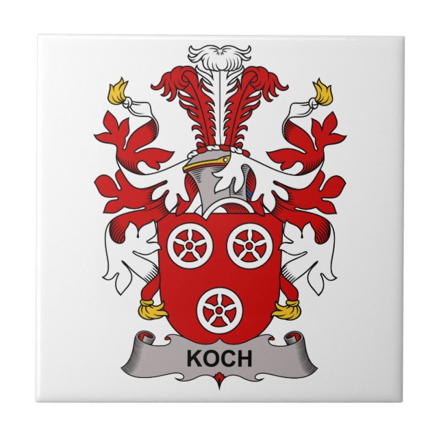 Azulejo Escudo de la familia de Koch (Frente)