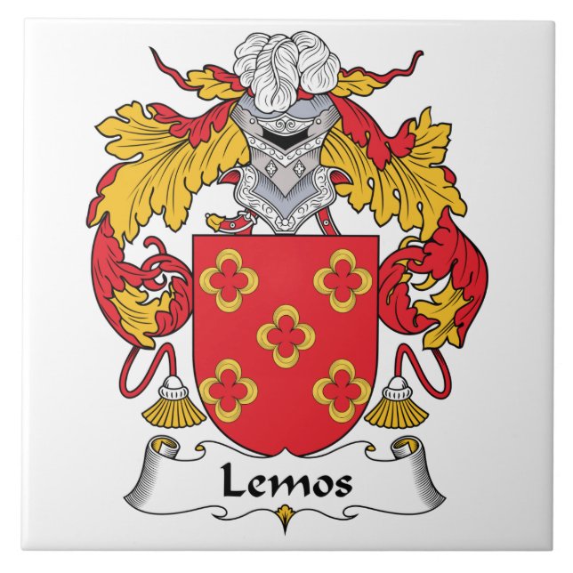 Azulejo Escudo de la familia de Lemos (Frente)