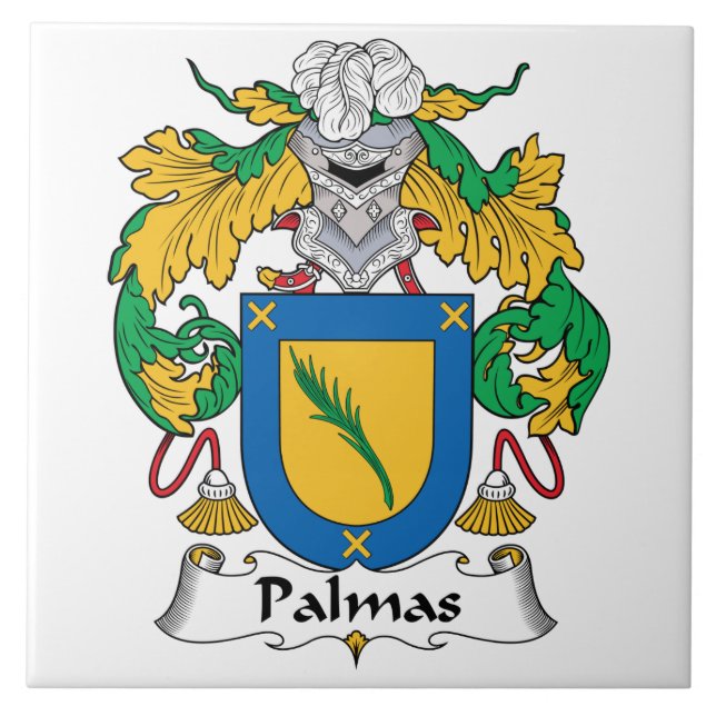 Azulejo Escudo de la familia de Palmas (Frente)