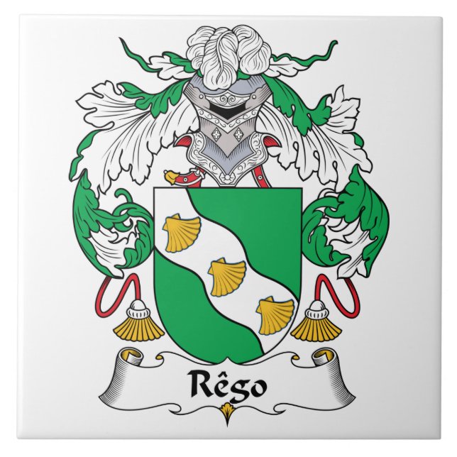 Azulejo Escudo de la familia de Rego (Frente)
