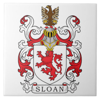 Azulejo Escudo de la familia de Sloan
