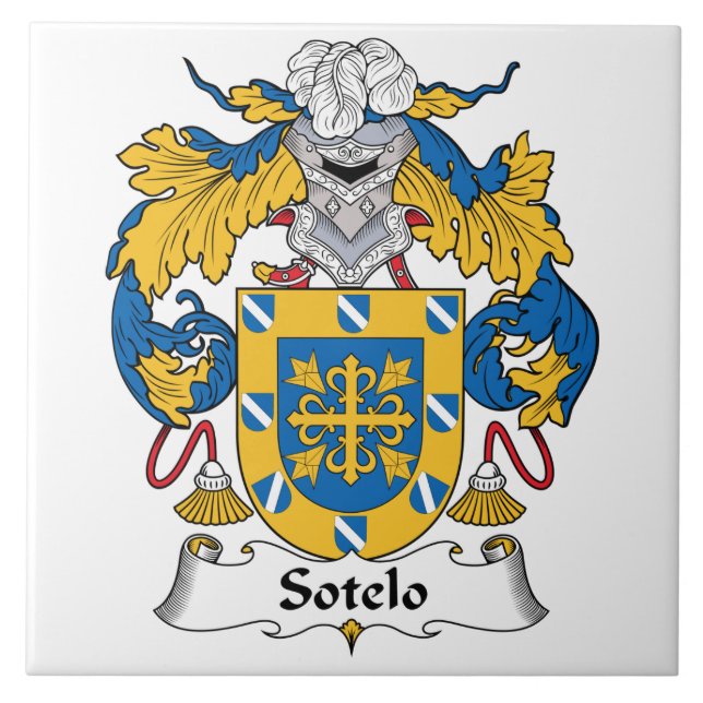 Azulejo Escudo de la familia de Sotelo (Frente)