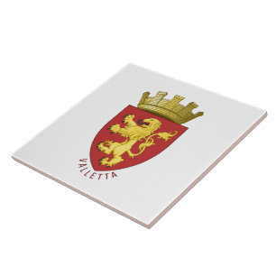 Azulejo Escudo de La Valeta, MALTA