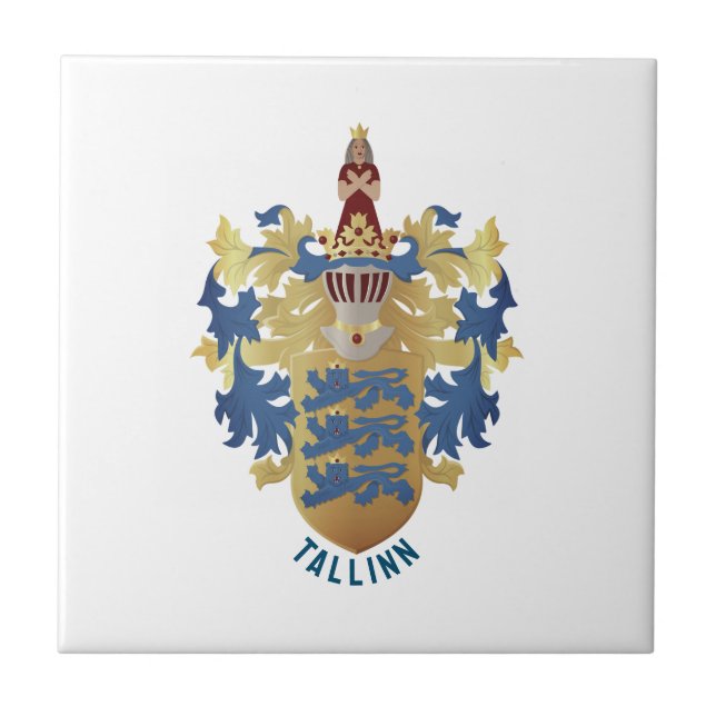 Azulejo Escudo de Tallín - ESTONIA