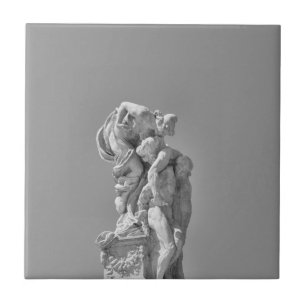 Azulejo Esculturas romanas en composición moderna