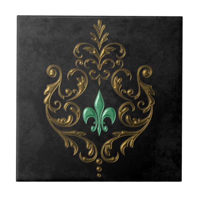 Azulejo Esmeralda Old Gold (Frente)