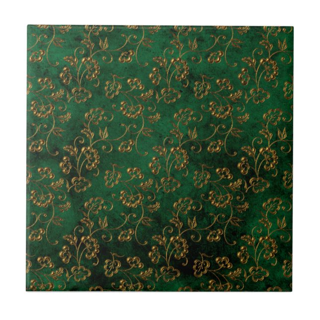 Azulejo Esmeralda Old Gold (Frente)