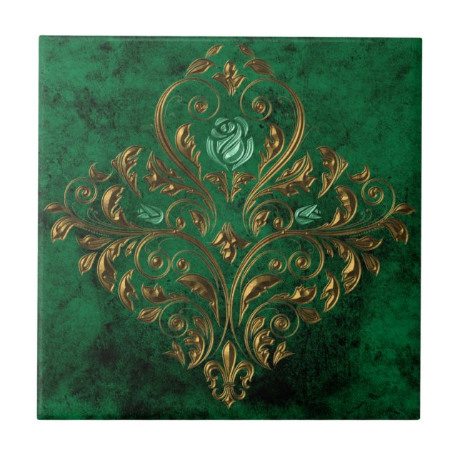 Azulejo Esmeralda Old Gold (Frente)