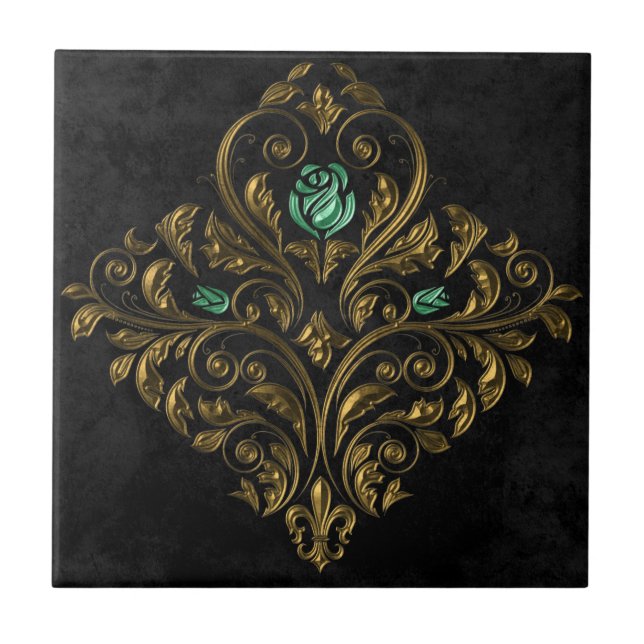 Azulejo Esmeralda Old Gold (Frente)