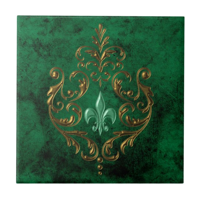Azulejo Esmeralda Old Gold (Frente)