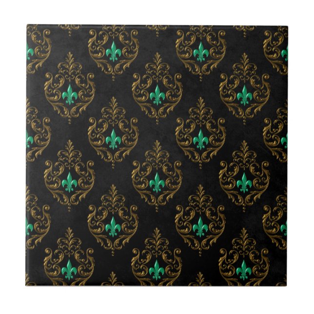 Azulejo Esmeralda Old Gold (Frente)
