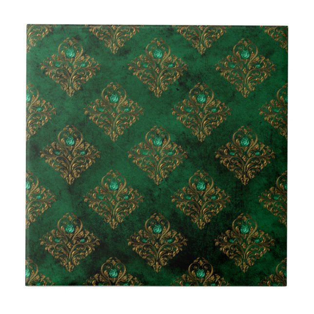 Azulejo Esmeralda Old Gold (Frente)