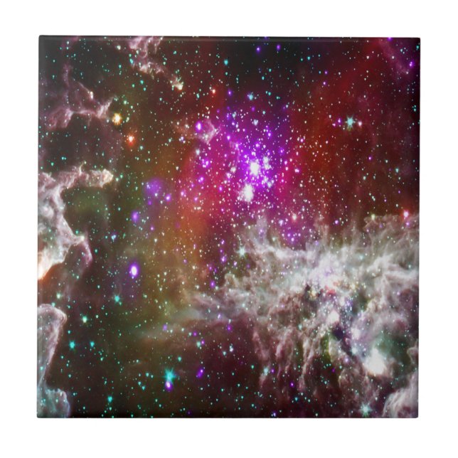 Azulejo Espacio - Pacman Nebula (Frente)