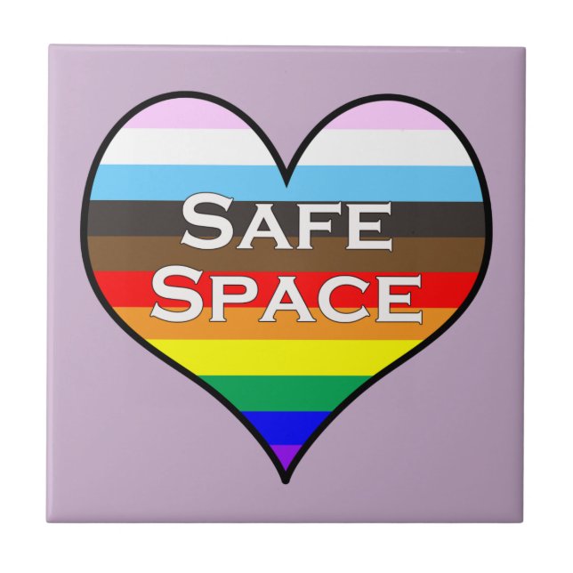 Azulejo Espacio seguro Tile cerámico (Frente)