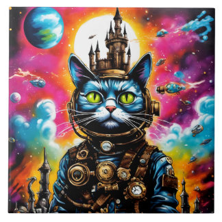 Azulejo Espacio Steampunk Cat II