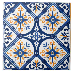 Azulejo Español Azulejo Cerámico Mediterráneo